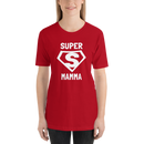 T-shirt med bild texten "SUPER MAMMA"