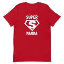 T-shirt med bild texten "SUPER MAMMA"