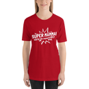 T-shirt med bild texten "SUPER MAMMA"