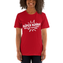T-shirt med bild texten "SUPER MAMMA"