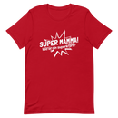 T-shirt med bild texten "SUPER MAMMA"