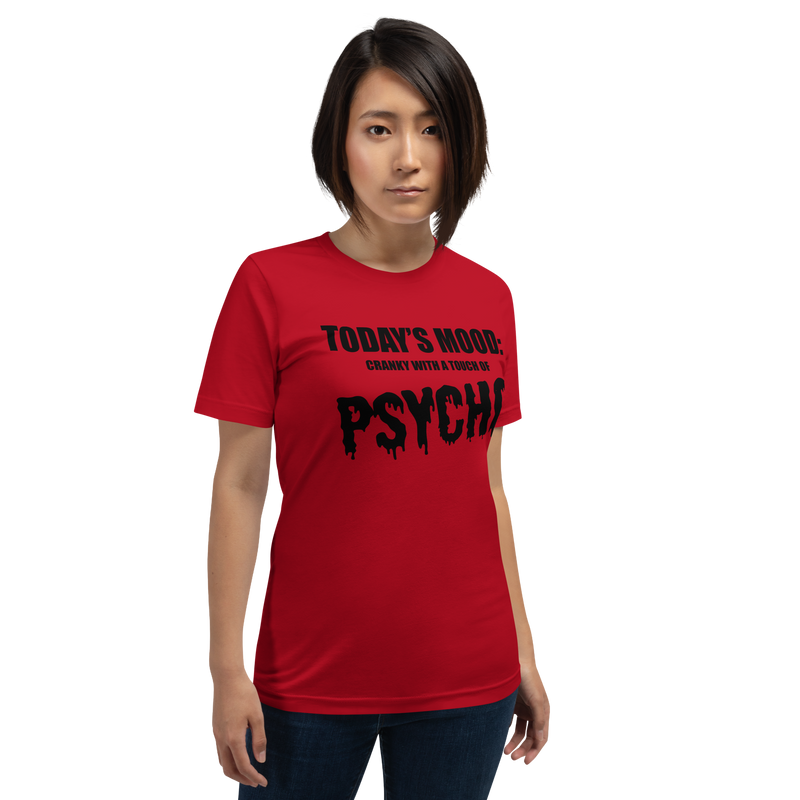 T-shirt med bild texten "Todays mood"