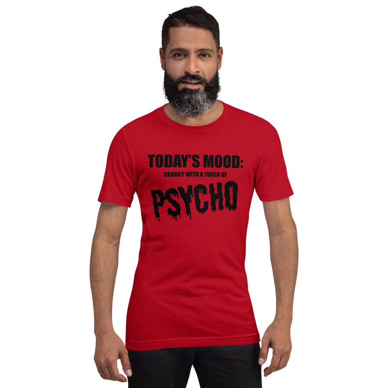 T-shirt med bild texten "Todays mood"