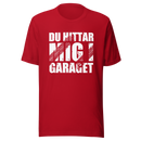 T-shirt med bild texten "Du hittar mig i garaget"