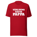 T-shirt med bild texten "Världens bästa pappa"