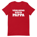 T-shirt med bild texten "Världens bästa pappa"