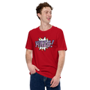 T-shirt med texten "YIKES!"
