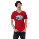 T-shirt med bild texten "OMG!"