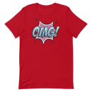 T-shirt med bild texten "OMG!"
