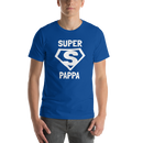 T-shirt med bild texten "SUPER PAPPA"