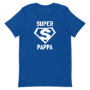 T-shirt med bild texten "SUPER PAPPA"