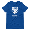 T-shirt med bild texten "SUPER PAPPA"