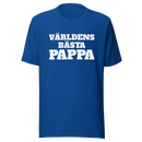 T-shirt med bild texten "Världens bästa pappa"