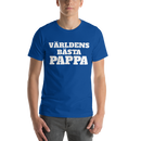 T-shirt med bild texten "Världens bästa pappa"