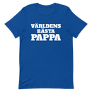 T-shirt med bild texten "Världens bästa pappa"