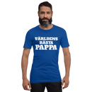 T-shirt med bild texten "Världens bästa pappa"