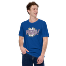 T-shirt med texten "YIKES!"