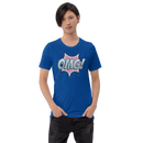 T-shirt med bild texten "OMG!"