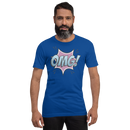 T-shirt med bild texten "OMG!"