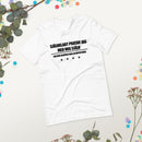 T-shirt med texten "Självklart pratar jag med mig själv"