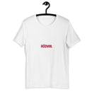 T-shirt med texten "RÖDVIN."