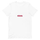 T-shirt med texten "RÖDVIN."