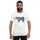 T-shirt med bild texten "Sallad? Det är vad min mat äter"