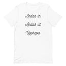 T-shirt med texten "Andas in"