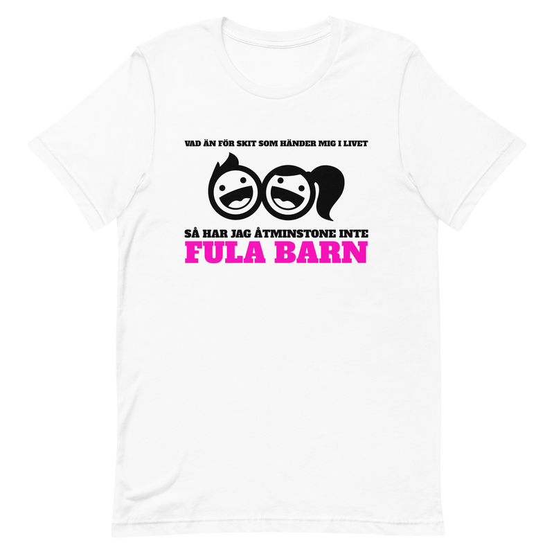 T-shirt med bild texten "Vad än för skit som händer"