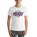 T-shirt med texten "YIKES!"