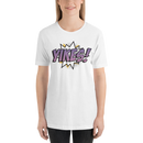 T-shirt med texten "YIKES!"