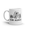 Porslinsmugg med texten "Glöm aldrig"