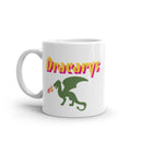Porslinsmugg med texten "Dracarys"