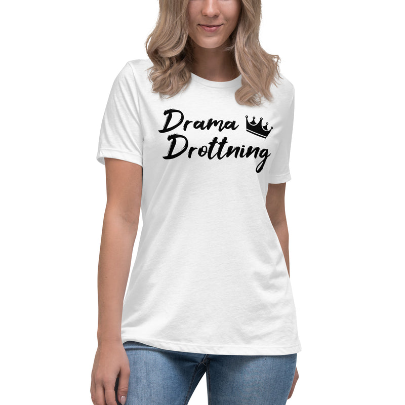 T-shirt med texten "Drama Drottning"