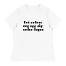 T-shirt med bild texten "Det ordnar nog upp sig under dagen"