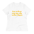 T-shirt med bild texten "Det ordnar nog upp sig under dagen"